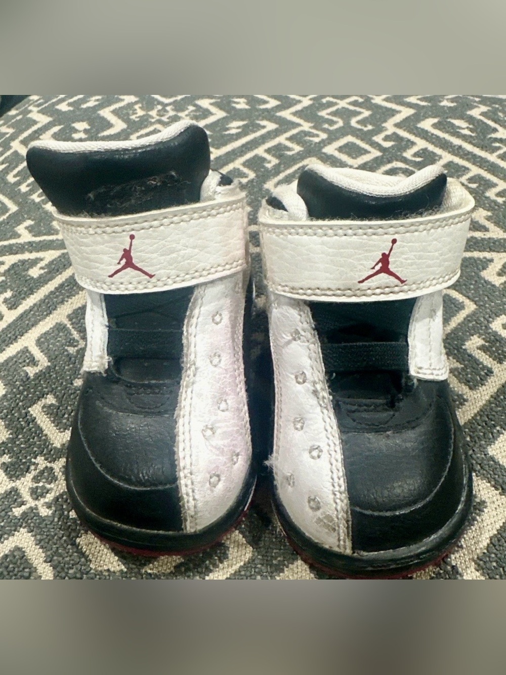 Baby Air Jordan Sz 3C Red/Black/White